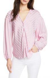 Cadmar Satin Stripe Blouse at Nordstrom